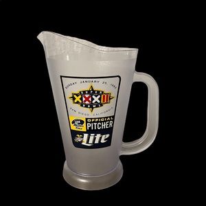 Super Bowl XXXII Collectible Beer/Beverage Pitcher